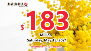 2021年5月12日的Powerball结果：两名玩家赢得了100万美元的奖金。